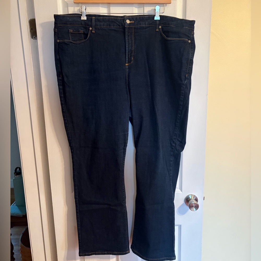NYDJ Dark Blue Straight Leg Women's Jeans